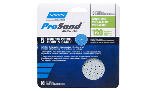 Norton 120 Grit Sandpaper Dsc 5'