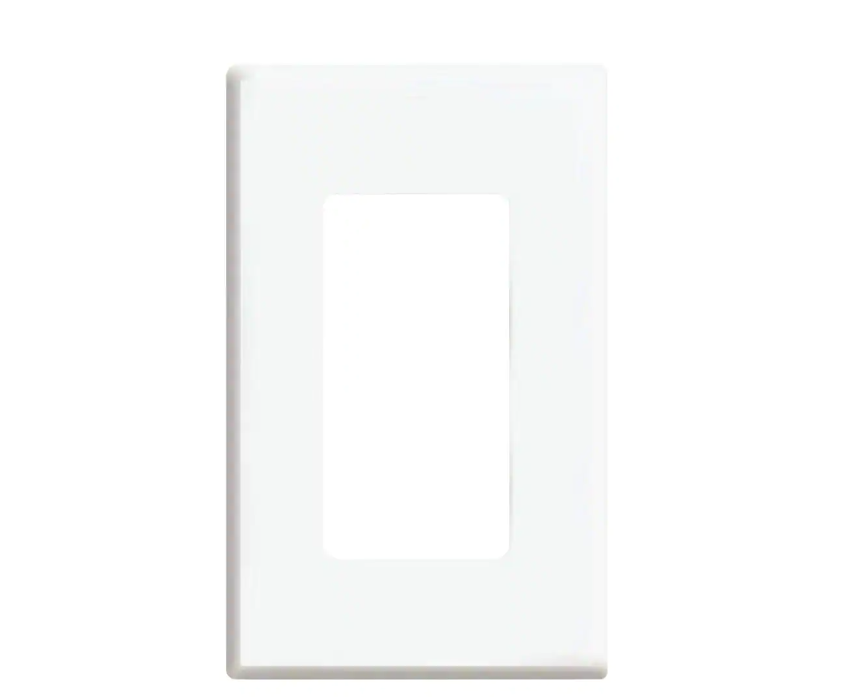 1-Gang Wall plate, White