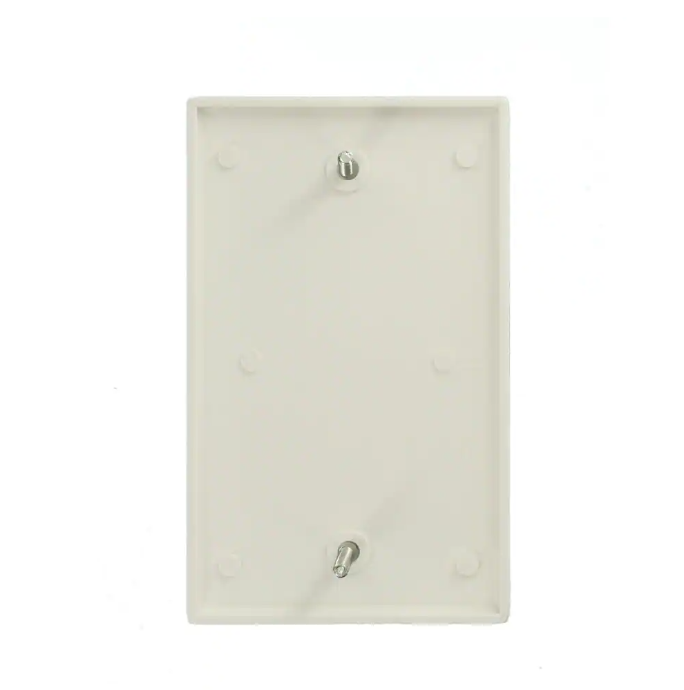 1-Gang Blank Wall Plate White