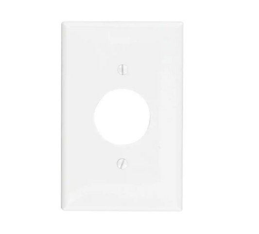 1-Gng Md Sngl 1.4in Hl Wall Plate