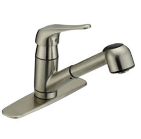 OmniPro OPC-150SS Handle Pull Out Kitchen Faucet Spray