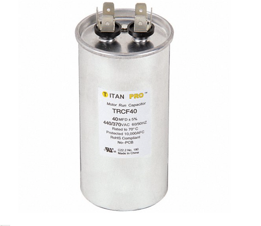 Run Capacitor 40x440/370v Titan