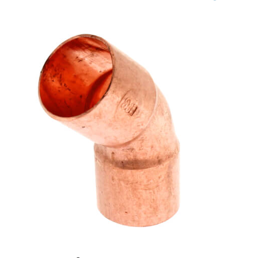 3/4 Copper 45 Elbow