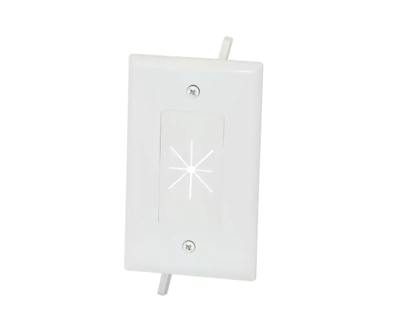 1-Gng Flex Open Cable Wall Plate