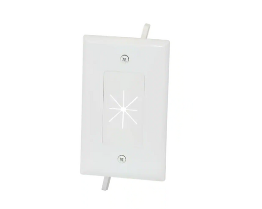 1-Gng Flex Open Cable Wall Plate