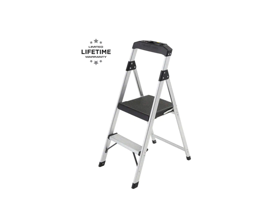 2-Step Aluminum Stool Ladder, 250 lbs. Gorilla