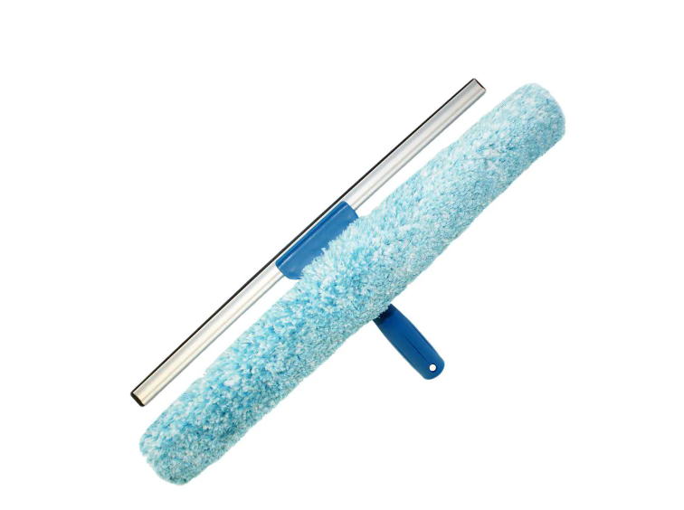 18 in. Microfiber Combi-Squeegee Scrubber Connect and Clean Locking System