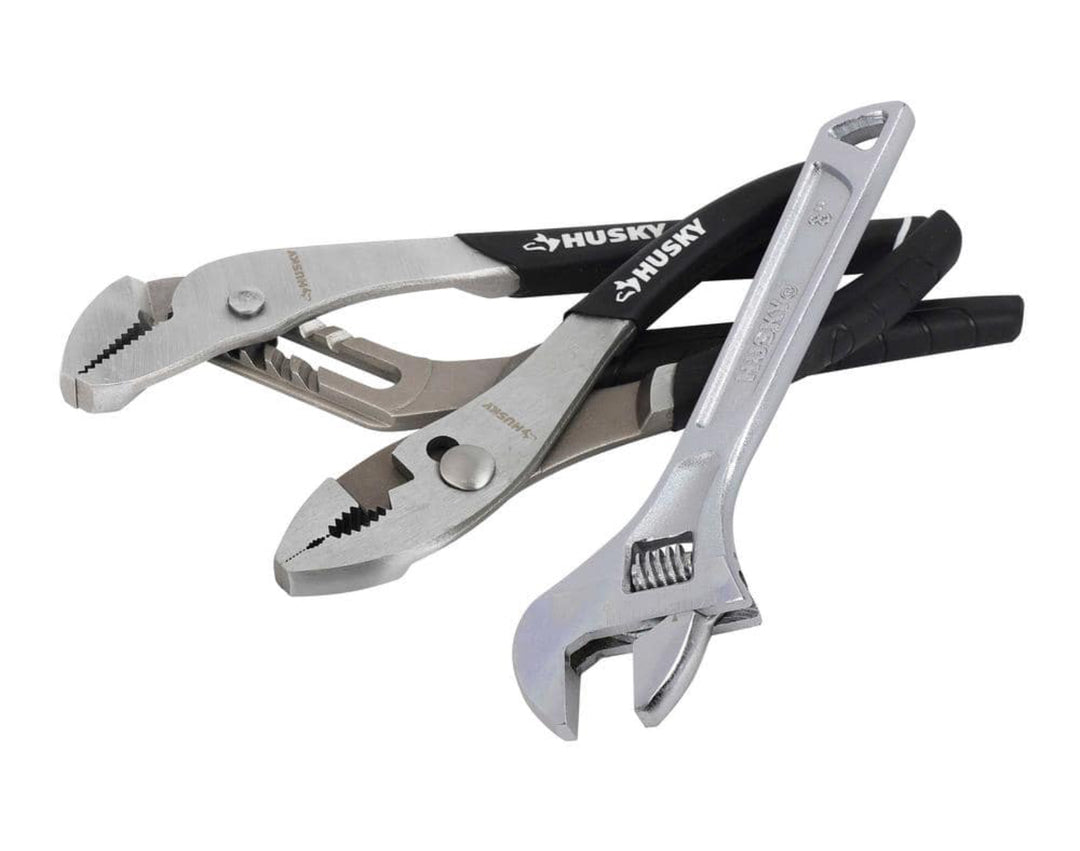 Pliers and Wrench Set 3Pc