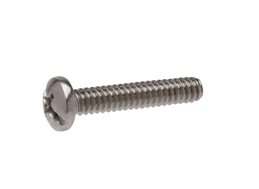 #8-32 x 1 in. Combo Pan Head Stainless Machine Screw (4-Pack)