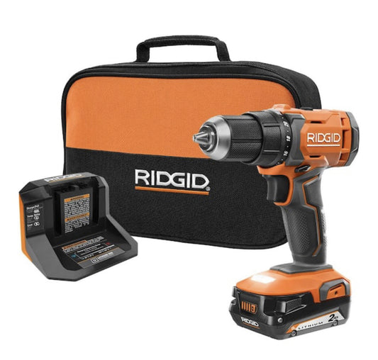 18V Cordless 1/2 in. Drill/Driver Kit with (1) 2.0 Ah Battery and Charger