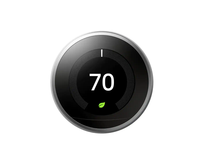 Nest Learning Thermostat - Smart Wi-Fi Thermostat - Stainless Steel