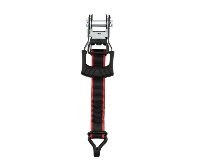 1-1/4 in. x 16 ft. Bar Ratchet Tie-Down Strap with J Hook and Mash Bag