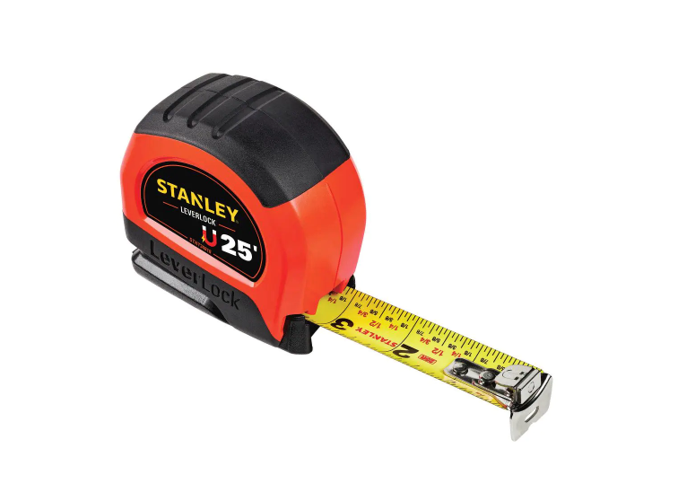 25 ft. LeverLock High Visibility Tape Measure with Magnetic