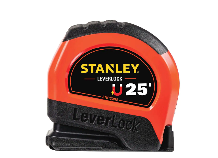 25 ft. LeverLock High Visibility Tape Measure with Magnetic