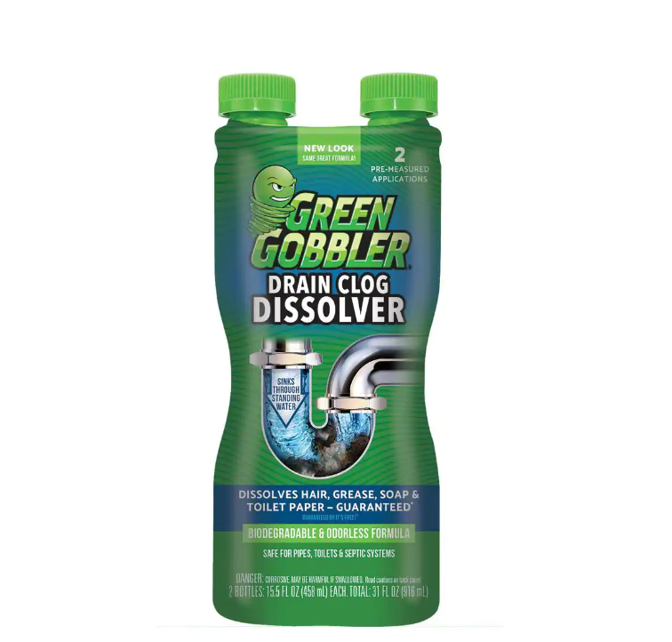 Green Gobbler Drain Clog Dissolver 31oz