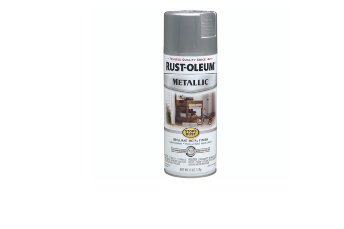 Stops Rust Metallic Spray Paint, Silver, 11-oz.