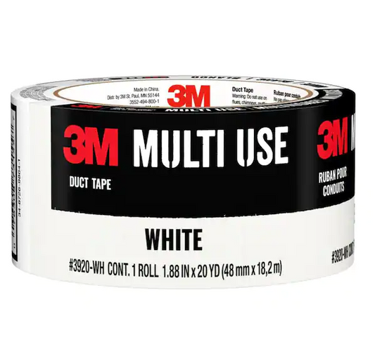 1.88 x 20YD Duct Tape White