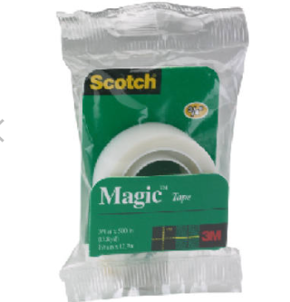 3/4 x 500-Inch Magic Transparent Tape Refill Roll