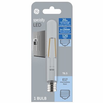 T6 LED Specialty Bulb Clear Intermediate Base 2.5-Watts