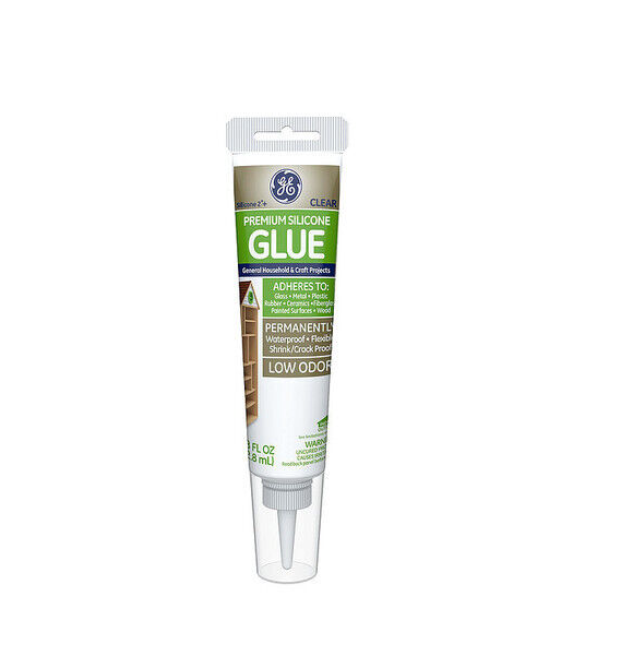 Premium Silicone 2 Glue Clear 2.8-oz. Squeeze Tube