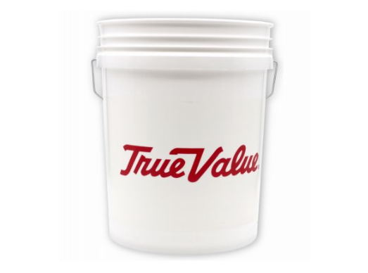 White Plastic Pail, 5-Gallons