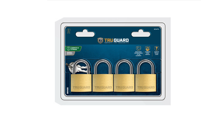 TruGuard Keyed-Alike Padlocks 1.5-In (3-Pack)