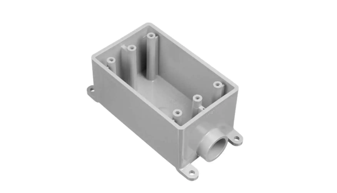 3/4-In. PVC Field Service End Box Single Gang