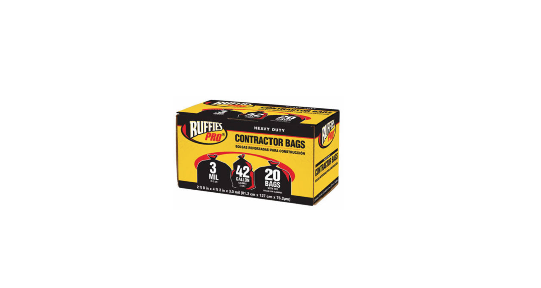 Ruffles Contractor Bags 42 Gln  (20 pack)