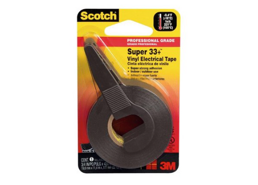 Scotch Super 33 Vinyl Electrical Tape, 75 x 200-In.