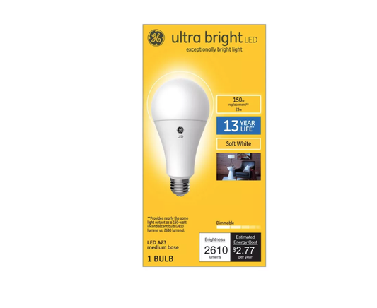 Ultra Bright GE LED 22W A21 Bulb