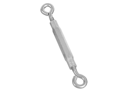 Turnbuckle, Eye & Eye, Zinc, 1/4 x 7-1/2-In