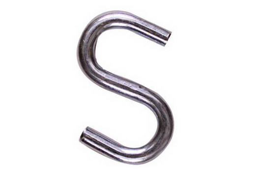 Open S Hook, Zinc-Plated Steel, 2-In. (2-Pk)