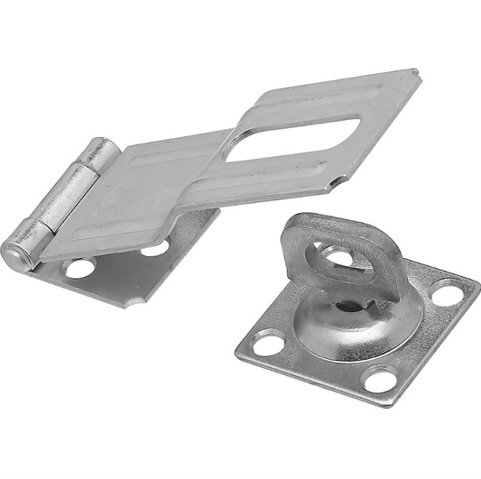 Zinc Swivel Safety Hasp, 4.5-In.