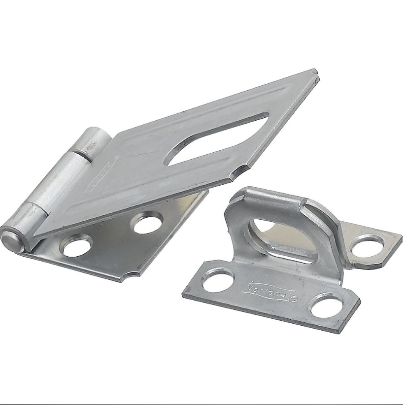 Zinc Safety Hasp, 3-1/4 In