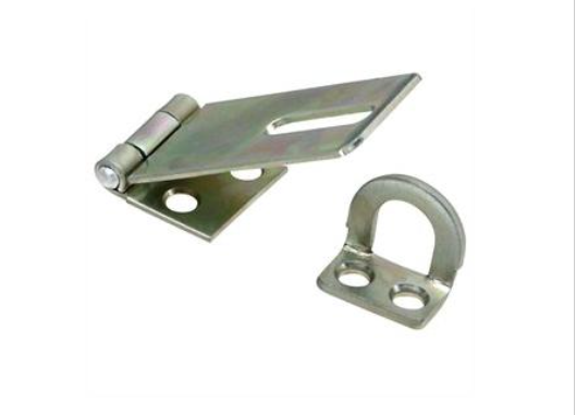 Zinc Safety Hasp, 1-3/4 In