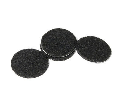 TG Black Round Felt Pads, Self-Adhesive, 1.5-In. (8-Pk)