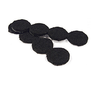 TG Black FeltPads, Self-Adhesive,1-In. (16-Pk)