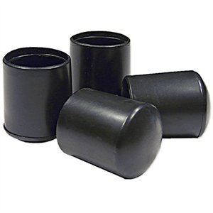 TruGuard Black Vinyl Tip, 7/8-In. (4-Pk)