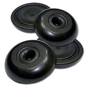 TruGuard Black Round Anti-Skid Pads, 1-1/8-In. (4-Pk)