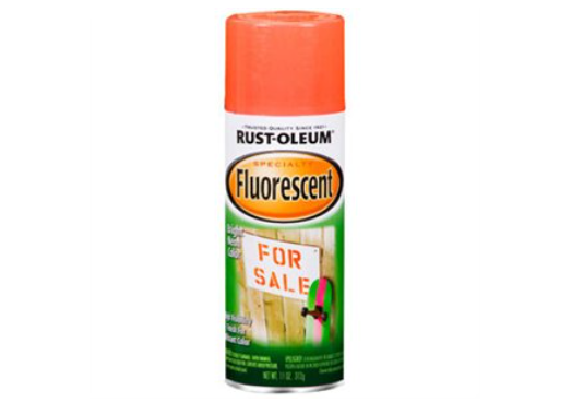 Rust-Oleum, Fluorescent Red-Orange, 11 oz