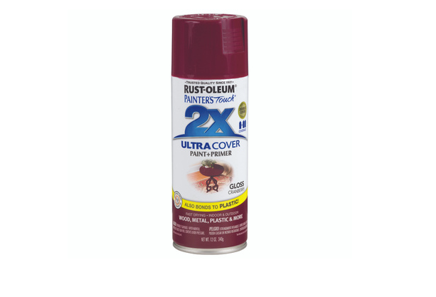 Painter's Touch 2X Spray Paint, Gloss Cranberry, 12-oz.