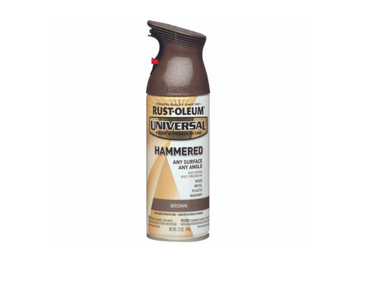 Universal Paint & Primer Spray Paint, Brown, 12-oz