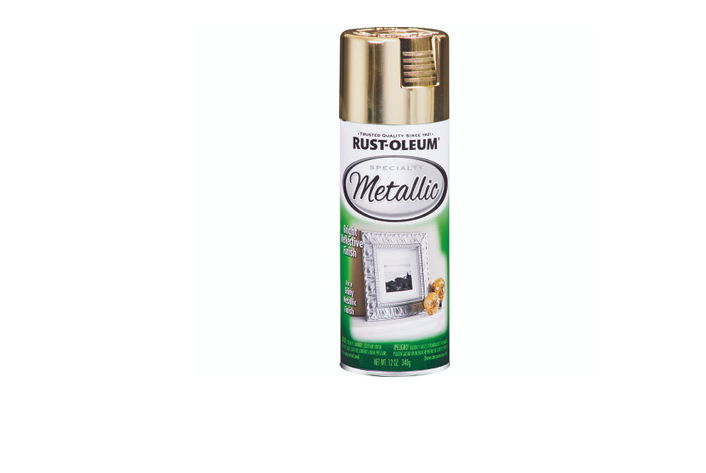 Specialty Metallic Spray Paint, Metallic Gold, 12-oz.