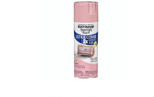 Painter's Touch 2X Spray Paint, Gloss Candy Pink, 12-oz.