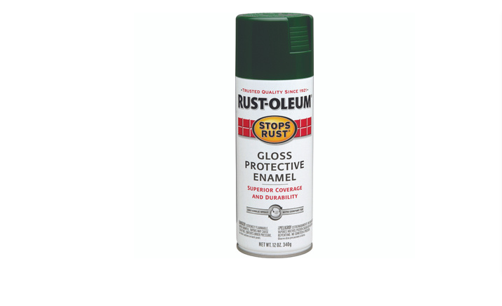 Rust-oleum Spray Enamel, Hunter Green Gloss, 12-oz.