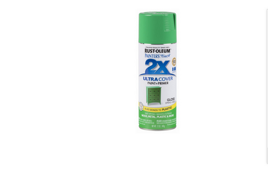 Painter's Touch 2X Spray Paint, Gloss Spring Green, 12-oz.