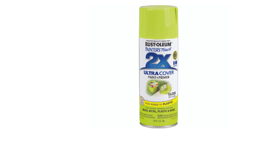 Painter's Touch 2X Spray Paint, Gloss Key Lime, 12-oz.