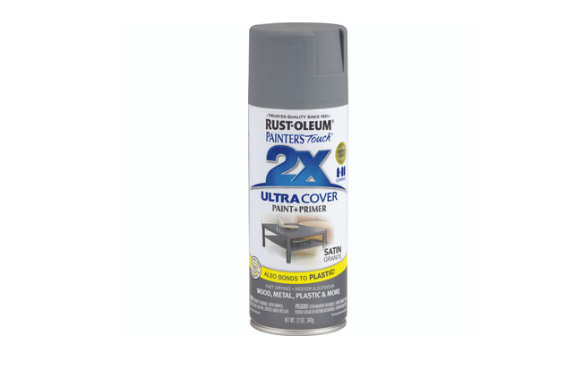 Painter's Touch 2X Spray Paint, Satin Granite, 12-oz.