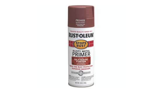 Stops Rust Rusty Metal Primer Spray, Flat, 12-oz.