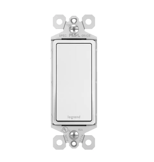 1-Pole Light Switch White 10-Pk